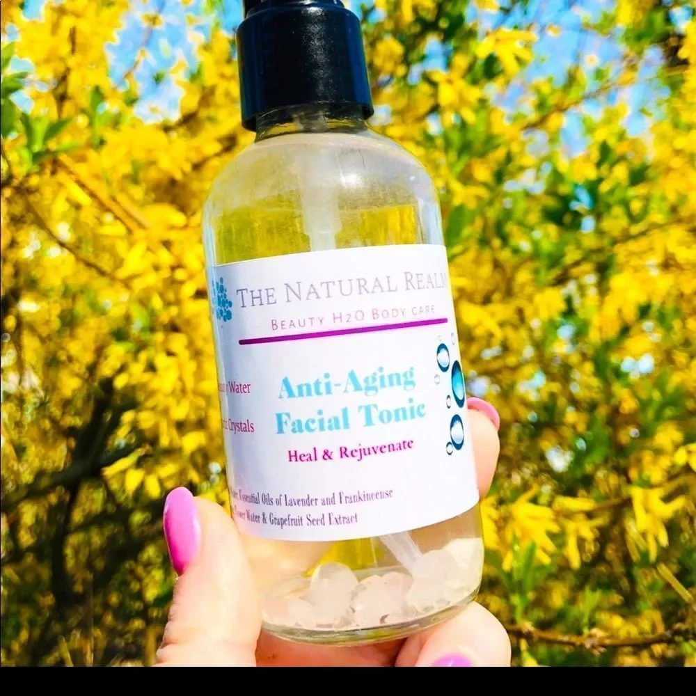 Anti-Aging Cooling Face Mist with Rose Quartz 6.0ph Japanese Beauty Water - Picture 13 of 13